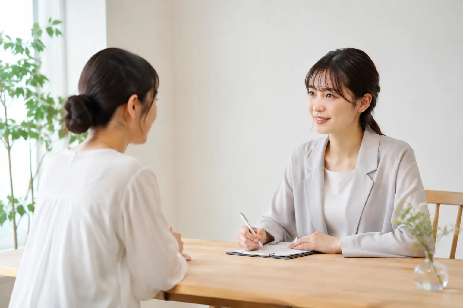 相談している様子