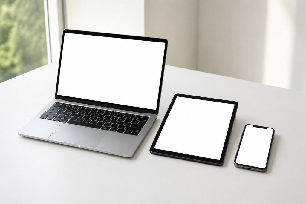 パソコン・タブレット・スマートフォンでの表示