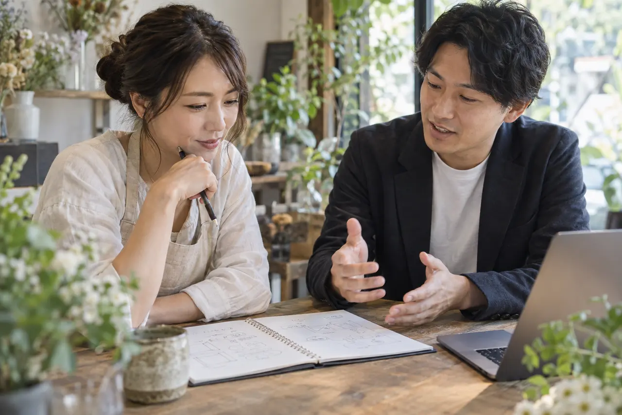 お客様の希望を聞く打ち合わせ